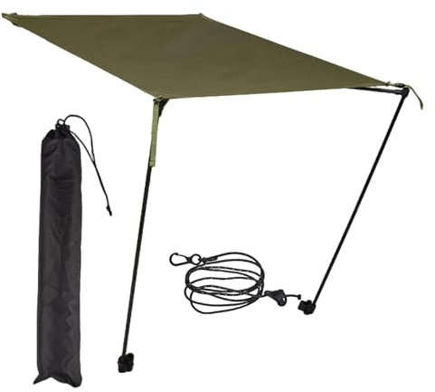 Auvent de terrasse rétractable, parasol de chaise avec pince réglable - Auvent rétractable pour parasols de plage,Accessoires de plage, auvents de terrasse légers pour les aventures en plein air, le c