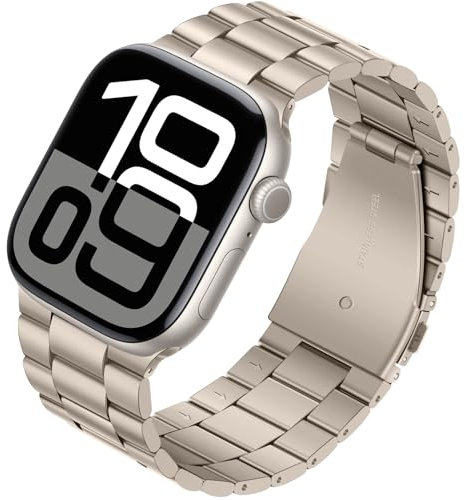 Tasikar Edelstahl Armband für Apple Watch Ultra 2 (2023), Ultra (2022), 49 mm - Polarstern, Jubilee Design, Unisex, 49mm, Edelstahl