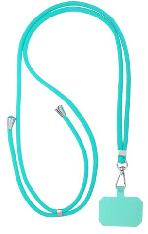 PATIKIL Smart Phone Lanyard, Universal Cell Phone Lanyard Adjustable Crossbody Strap Patch with Neck Strap Fits Most Smartphones, Mint Green