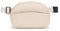 Vezluax Sac Banane Femme Sac Bandoulière Élégant Petite Sacoche Femme Sacs Bandouliere en Cuir Vegan Cadeau Soeur pour Femmes avec Sangle Réglable Beige Blanc