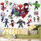 CrinIotyx Wandtattoo Kinderzimmer Cartoon Aufkleber Kinder Wandsticker Kinderzimmer Wandtattoo für Schlafzimmer Kinderzimmer Schlafzimmer Wohnzimmer Wanddeko (Z)