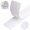 Zyluniy Rubans Adhésifs 8M, Bande Autocollant Extra Fort, Bande Agrippantes Adhésives, Ruban Scratch Hook Loop Bande Adhésives Autoadhé pour Tous Les Types D'installations Cadre Photo 20mm Large,Blanc
