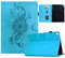 Funda para Samsung Galaxy Tab A7 Lite 8,7 Pulgadas 2021 SM-T227/T225/T220 - Funda de Cuero de Primera Calidad Smart Folio Case con Soporte y Billetera - Azul Cielo