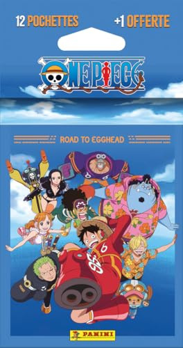 Panini One Piece Road to Egghead Blister Pack of 12 Pockets + 1 Free