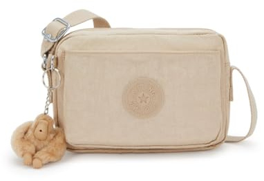 Kipling ABANU Kleine Umhängetasche, Sparkled Beige (Beige)