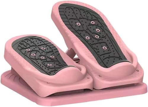 Mini-Stepper Unter Dem Schreibtisch Pedal Exerciser Sitzender Stepper Klappfuß Tretlager Rutschfester Fuß Stepper Massage Design, Pink