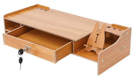 CHERIPOLI MDF Computer-Monitorständer, Monitor Ständer Erhöhung Schreibtisch Bildschirmerhöhung, Für Büro Heimarbeit, Laptop Computer PC Drucker Beamer