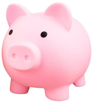 Piggy Bank for Boys Girls Toddlers Kids Adults, Cute Pink Money Banks | Cute Pink Money Box for Coins and Cash, Best Gift for Your Family and Friends