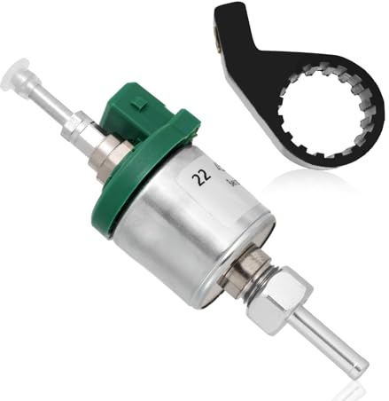 Diesel Oil Fuel Pump Kit, Low Noise Air Heater Electric Fuel Pump for 12V/24V 22ML with Holder Quiet Accessories Part Compatible with Eberspacher Airtronic D2 D4 12V 24V/1KW-8KW Diesel Heaters
