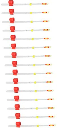 EMUKOEP 15 Stück Mini-Winter-EIS-Angelrute mit Spitzenspitze, Leichte, Benutzerfreundliche Verlängerungsstangen Zum Eisfischen (100mm)