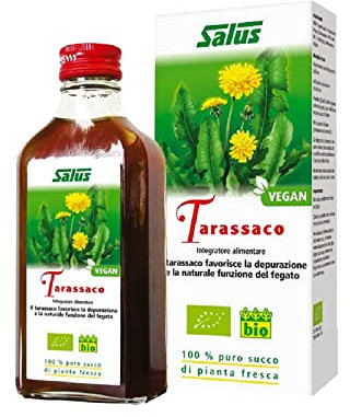 Salus Puro Succo di Tarassaco Fresco - Integratore Alimentare per favorire la naturale funzione digestiva ed epatica - 200ml