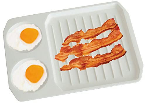 Microwave Bacon and Egg Cooker Bacon Baking Tray Bacon Baking Utensils Microwave Oven Baking Dish