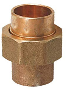LÖT auf GEWINDE FITTING aus ROTGUSS (besser als Messing) > Verschraubung flach dichtend i x i 4330 > 8 bis 54 mm WUNSCHGRÖSSE einfach selbst wählen >>> 22 mm