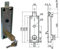 PREFER B551-081H Serratura Basculante Cil 50
