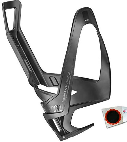 Elite Flaschenhalter Rocko Carbon Matt schwarz schwarz ca. 27g Fahrrad
