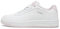 PUMA Damen Court Classy Sneaker, White-Whisp of Pink Silver, 41 EU