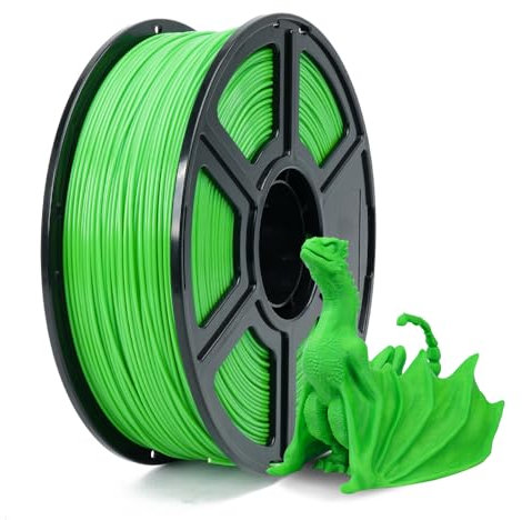 FLASHFORGE ASA Filament 1,75mm, Anti-UV ASA 3D-Drucker-Filament, Maßgenauigkeit+/-0,02mm, hitze- & wetterbeständiges ASA 3D-Filament, perfekt für den Druck von Funktionsteilen im Freien (Grün)