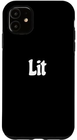 Hülle für iPhone 11 Beleuchteter Slogan