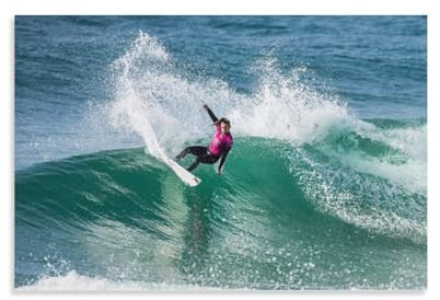 Poster mit amerikanischen Surferinnen, Carissa Moore, Fotokunst, Gemälde, Leinwand, Poster, moderne Dekoration, Poster, 60 x 90 cm, 8 Stück