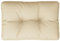vidaXL Palettenkissen, Palettenpolster für Europaletten, Palettensofa Kissen Indoor Outdoor, Palettenauflage Rückenkissen, Beige Stoff