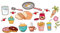 Sharplace Wandaufkleber für die Küche, Kunstwandbilder, Schrank, Innenhintergrund, Wandkunst-Dekor, PVC-Tapete für Diner, Party, Bar, Esszimmer