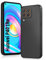 HuwaiH Custodia per Huawei P40 Lite, protezione aggiornata, protezione anti-shock, supporto per la ricarica wireless, anti-graffio, anti-impronte digitali, nero TPU cover per P40 Lite