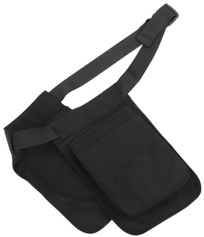 DOITOOL Multifunctional Toolkit Tool Bag Zipper Tool Kits Server Waist Pouch Nurse Waist Bag Nurse Belt Bag Waist Belt Apron Bag Gardening Work Aprons for Men Waist Apron תיק Black