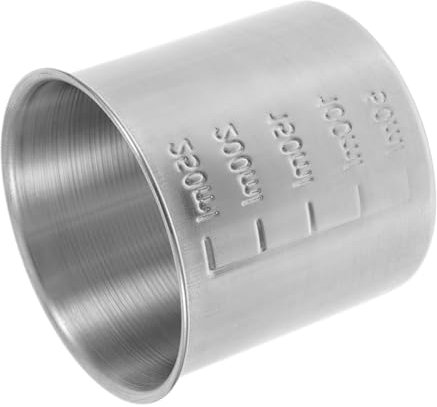 Cabilock Messbecher Für Reis Aus Metall 250 Ml Edelstahl-messbecher Für Kochherde Messbecher Für Nussmehl