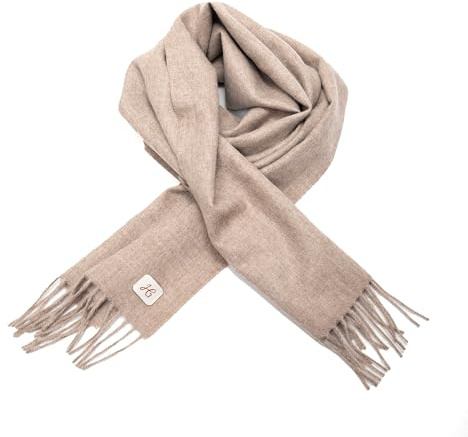 Hand Gewand by Weikert Baby-Alpaka Schal 180x30cm – 100% Baby Alpaka Wolle, handgefertigt, weich & warm, hypoallergen & nachhaltig – luxuriöser Schal für Damen & Herren