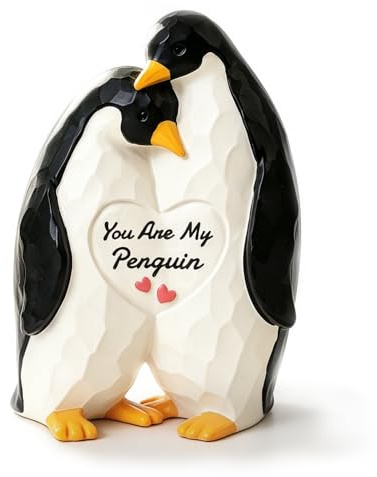 NINNSSOT Jahrestag Geschenk für Ihn Sie, Pinguin ich Liebe Dich Geschenk | Valentinstag Hochzeitstag Geschenke für Männer Frauen, Ich Liebe Dich Geschenke für Partner Ehemann Ehefrau