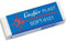 Läufer 00121 Plast Soft 0121 Radierer, weicher Radiergummi aus Kunststoff, für Bleistifte und Buntstifte, weiß