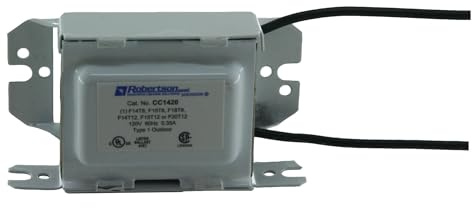 Robertson CC1420P /A V1 Magnetic Preheat Start Fluorscent Ballast (3P10061), 120Vac input, for 1 ea. F14T8, F15T8, F14T12, F15T12 or F20T12 Lamp (14W-20W), Qty 1