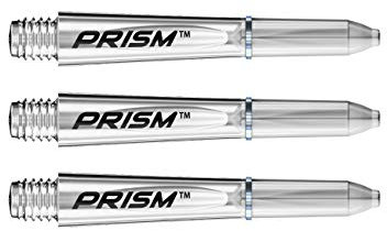 WINMAU Prism 1.0 Klare Ex Short Polycarbonate Dart Stems - 1 Sätze pro Packung (3 Schäfte insgesamt)