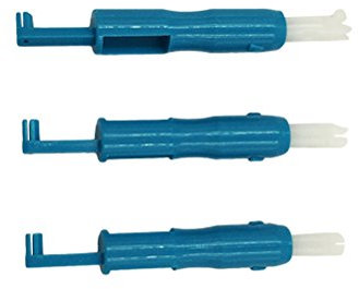 ULTNICE 3pcs Nadeleinfädler Einfädelhilfe für Nähmaschine (Blau)