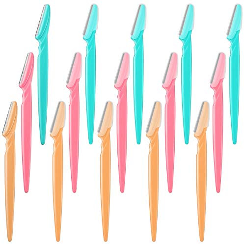 15 Stück Augenbrauenrasierer, Eyebrow Razor Augenbrauen Rasierer für Gesicht Körper Augenbrauen Damen