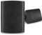 Power Dynamics BGO65 Wall Mount Weatherproof Speaker Pair – Black 6.5” Outdoor Passive Speakers with IP56 Rating for Garden, Patio, Marine, and Indoor Audio Installations