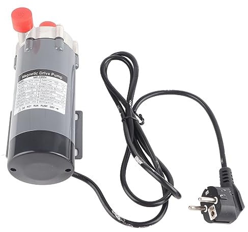 MAGT Birra Pompa, Acciaio Inossidabile Brewing Pompa Homebrew Birra Resistente alle Alte temperature Magnetica Brewing Pompa della Birra a Homebrew EU Plug 220V