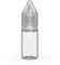 Chubby Gorilla V3 10ml PET Plastic Unicorn Bottles for Liquids, Oils and E-Liquid - Empty Dropper Bottles - 20x 10ml (Clear Bottle, Clear Cap)