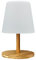Kabellose dimmbare LED-Tischlampe H25CM STANDY MINI WOOD