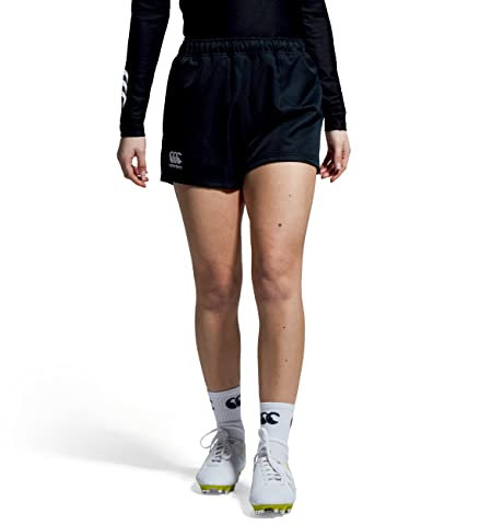 Canterbury Damen Professionell Kurz, Schwarz, 12 EU