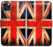 Bcov iPhone 12 Pro Max Case, Retro Union Jack Flag Leather Flip Phone Case Wallet Cover with Card Slot Holder Kickstand For iPhone 12 Pro Max