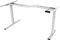 FLEXISPOT E1L Winkelschreibtisch Eckschreibtisch elektrisch höhenverstellbar Bürotisch Memory-Funktion und Softstart/-stopp (Weiß 32mm/s) (2 Fach, Weiß)
