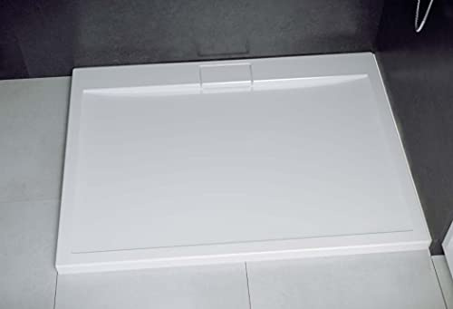 BADLAND Duschwanne AXIM Slim 130X90 mit Ablaufgarnitur GRATIS! - Besco - Weiß - Acryl - Duschwanne mit Ablaufgarnitur - Duschwanne