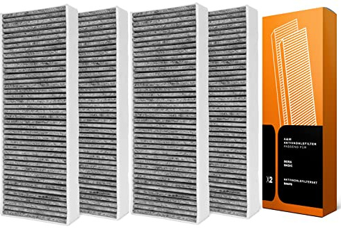 A&M Aktivkohlefilter (4 Filter) ähnlich BASIC hochwertige Aktivkohlefilter BIU/BHU/BFIU (2 Packungen) BAKFS