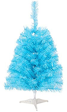 SLDHFE Mini-Weihnachtsbaum, 60 cm, Blau