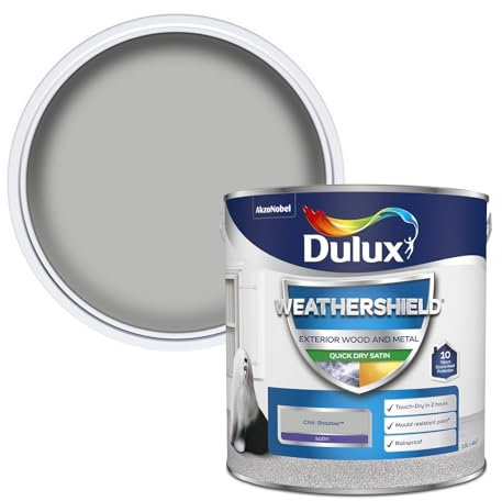 Dulux Retail Weathershield Exterior Satin Paint - Chic Shadow - 2.5L