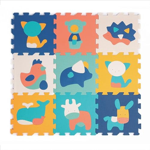 Ludi 10023 Schaumstofffliesen, Multicolores
