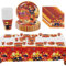 Kit de Fête d'Anniversaire 61 Pièces - Vaisselle et Décoration à Thème pour Enfants - Assiette, Tasse, Nappe, Serviette Papier
