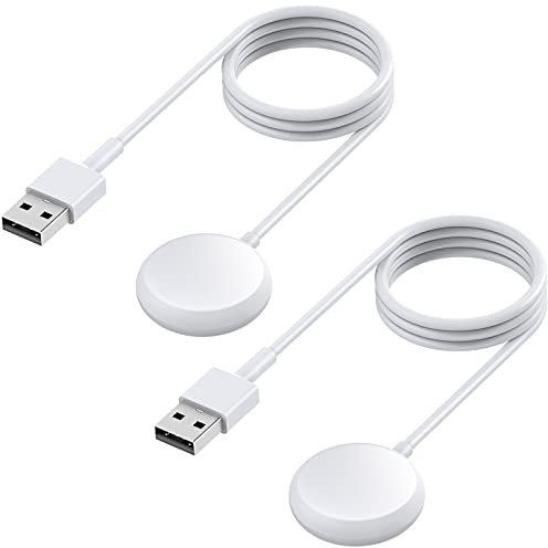 2 Pack Charging Cable for Google Pixel Watch 1, 3.3ft Magnetic USB Charger Cord Accessories Replacement for Google Pixel Smartwatch(not for Pixel Watch 2)