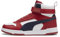 PUMA Unisex RBD Game Sneaker, White-New Navy-Club RED, 45 EU